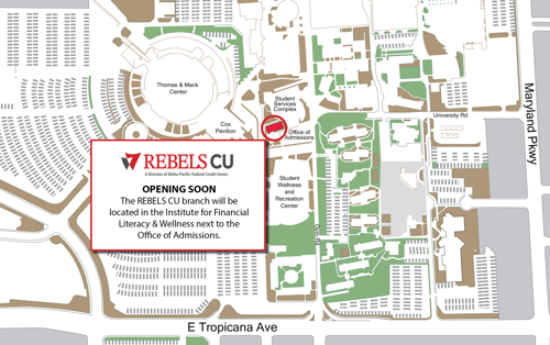 Rebels CU Branch Map